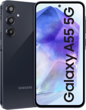 Anniversary Celebration while stocks last：Samsung Galaxy A55 5G (Awesome Navy, 8GB RAM, 256GB Storage) | AI | Metal Frame | 50 MP Main Camera (OIS) | Super HDR Video|...