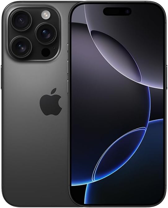 Apple iPhone 16 Pro, US Version, 256GB, Black Titanium