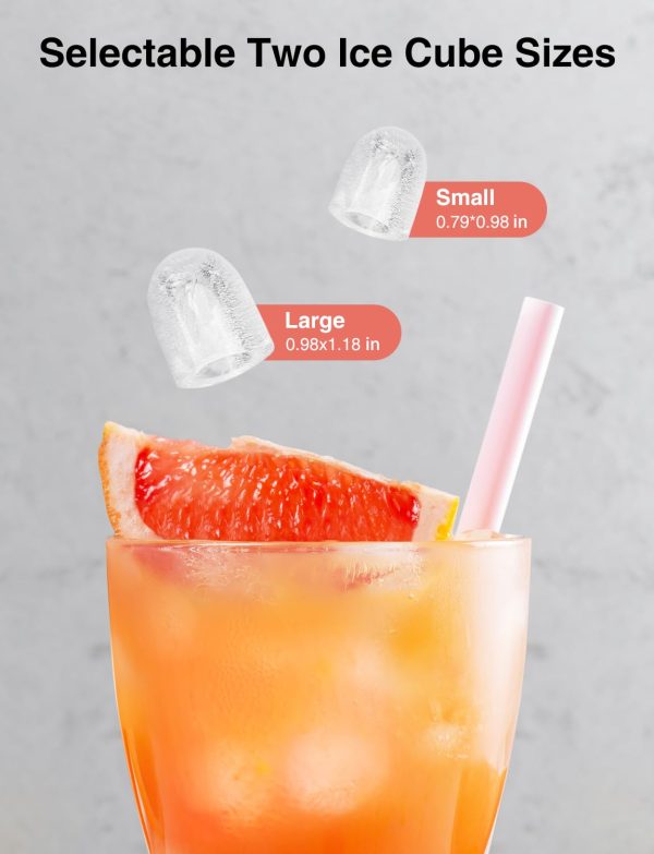 Celebrate with Us Anniversary Limited-Time & Limited-Quantity Deal AED 99.00د.إ:CROWNFUL Ice Maker Countertop, Portable Self-Cleaning Ice Maker Machine with Handle, Scoop and...