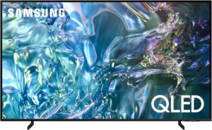Limited-Time Sale for Summer Surprises AED 129.00د.إ ：Samsung 65 Inch QLED TV, Q60D, 4K, 100% Color Volume with Quantum Dot, 4K Upscaling, Samsung TV Plus, AirSlim Design, Tizen...