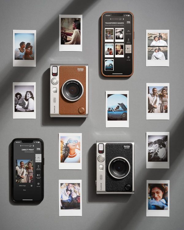 Limited-Time Sale for Summer Surprises AED 99د.إ:Fujifilm INSTAX Mini EVO Hybrid Instant Camera – Black (USB-C) | Instant Print with Digital Preview, Creative Modes & Built-In...