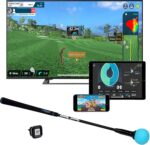 Limited-Time Sale for Summer Surprises AED 99د.إ：PHIGOLF Phigolf2 Golf Simulator with Swing Stick for Indoor & Outdoor Use, Golf Swing Trainer with Upgraded Motion Sensor & 3D...