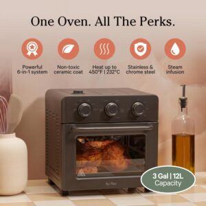Our Place Wonder Oven | 6-in-1 Air Fryer & Toaster Oven with Steam Infusion | Compact, Countertop Friendly, Fast Preheat, Multifunctional | Air Fry, Toast, Roast, Bake, Reheat &...