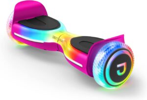 Summer Final Clearance Just AED 99د.إ：Jetson Self Balancing Hoverboard with Built in Bluetooth Speaker | Includes All Terrain Tires | LED Lights