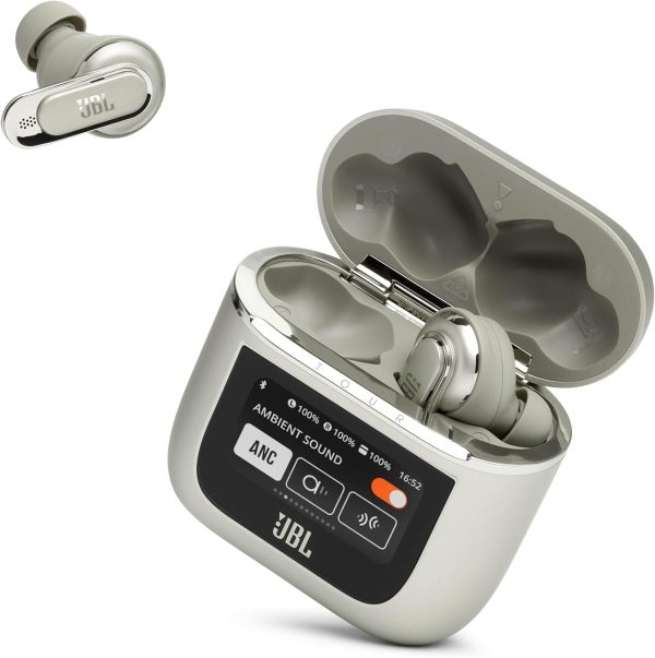 While Stocks Last:JBL Tour Pro 2 - True Wireless Noise Cancelling Earbuds with Smart Charging Case, 6-mic Perfect Calls with Voice Control, Up to 40hrs of Playtime, Immersive...