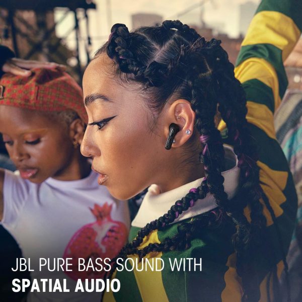 While Stocks Last:JBL Tune Flex 2 - True Wireless Noise Cancelling Earbuds Spatial Sound and Smart Ambient Technology, 6 mics for Perfect Calls, up to 48Hrs of Playback, IP54...