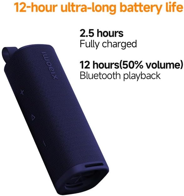 Xiaomi Portable Bluetooth Speaker (30W), Sound, True Wireless Stereo, Bluetooth 5.4, IP69 Waterproof, Long Time Playback, Blue